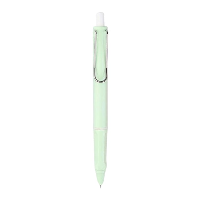 Fine Tip Pen 0.38 mm Dark Tip Press Mechanism Replaceable Ink Bag for Students Writing and Drawing Practice