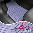 thumbnail image 4 of Carbella Lavender Car Floor Mats - Deep Dish Rubber Car Mats, All Weather Floor Liners for Cars SUV Trucks, Cute Automotive Floor Mats, 4 of 10