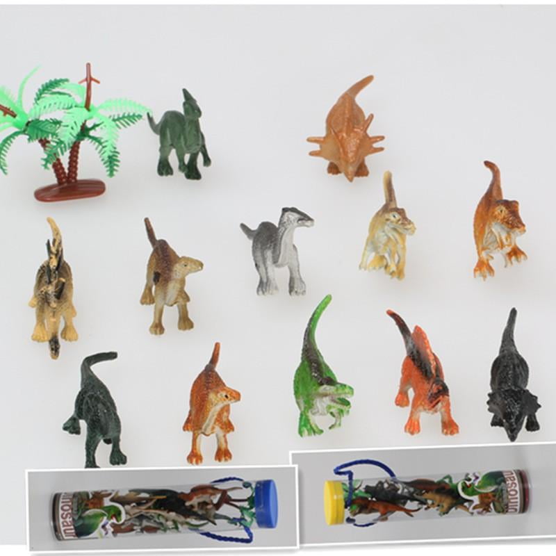 12 ~ 10cm Dinosaur Play Toy Animal Action Figures Novelty Fashion Collection 