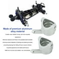 thumbnail image 3 of 1/8 Steering Cup, Fine Appearance Sturdy Silver 2Pcs 1/8 RC Steering Cup Stable  For 08425, 3 of 8