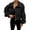 Black, variant on Women Cropped Stand Collar Cargo Jacket Multi Flap Pockets 5 Colors Black Red Khaki Green Beige Loose Casual Layering Outerwear 1pc S-XXL True To Size Plus Size Friendly