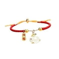 thumbnail image 2 of Joyería de conejo, de animales, collar de para , familia, regalos de cumpleaños Brazalete de cuerda roja Zulema Pendientes Collar, 2 of 8