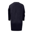 thumbnail image 4 of DuoJiaJ Women Sweaters Cardigan Open Front Long Sleeve Ribbed Knit Jackets Fall Fashion Cozy Sweater Blue L, 4 of 4