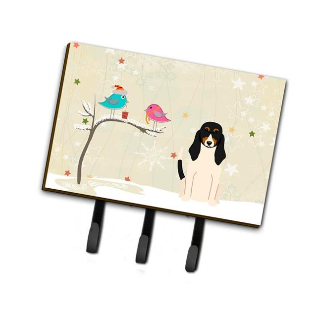 Christmas Presents Between Friends Swiss Hound Leash or Key Holder