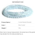 thumbnail image 2 of Natural Crystal Beaded Bracelet, Stackable Crystal Stretch Bracelet - Ideal Birthday and Mother's Day Gift for Mom, Wife and Girlfriend, 2 of 5