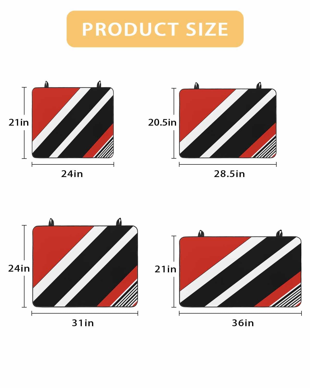 nqOlkjepod Large Induction Cooktop Protector Mat 24"x21", Red Black Stripe Stove Top Covers for Electric Stove, Geometric Simple Color Line Decorative Stove Burner Cover Mats, Glass Top Stove Cover