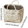 thumbnail image 5 of Car Storage Basket Organizer, Large Capacity Quilted Fabric Bin with Handles, Foldable Car Trunk Back Seat Storage for Groceries, Home Closet Use, Style-F, 5 of 5