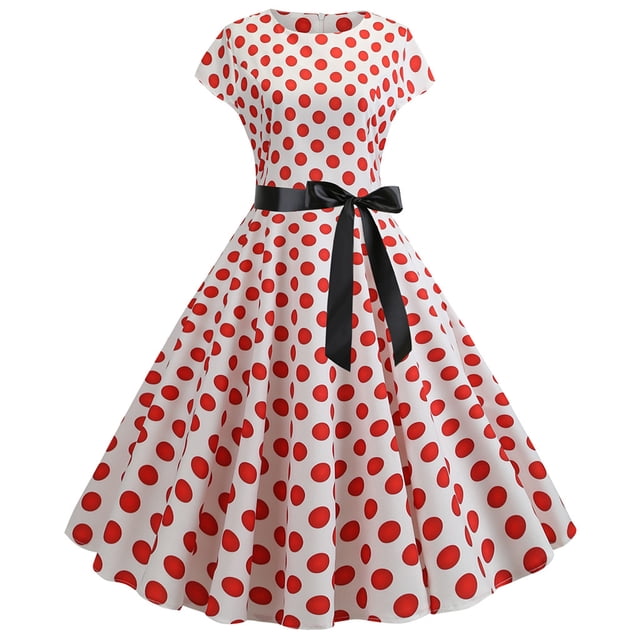 B91xZ Robes pour Femmes 2024 Robe Chemise à Manches Courtes Boutonnée Robe Midi Décontractée à Taille Nouée, Blanc TG
