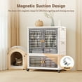 thumbnail image 4 of Plastic Storage Bins With Lid, Stackable Storage Containers, Closet Organizers, Stackable Storage Bins With Doors, Wheels And Hanging Rods, 4 of 7
