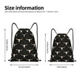 thumbnail image 2 of Honeii Western Cowboy Print Drawstring Backpack,Drawstring Bags String Backpack Gym Cinch Sack Backpack Sport Bag Draw-Medium, 2 of 6