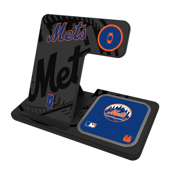 Keyscaper New York Mets 3-In-1 Wireless Charger