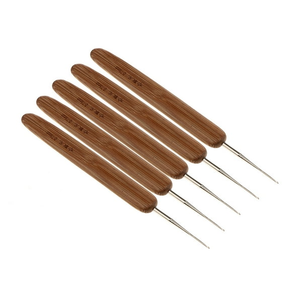 5 de de pelo de acero inoxidable herramientas de 0.75mm Zulema Ganchillo para el pelo