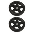 thumbnail image 1 of Roues de Tondeuse, Roulements Durables Excellente Traction Roues de Remplacement de Tondeuse 8 Po Empêchent la Friction 2 Pcs Lissage pour Divers Terrains, 1 of 7