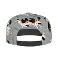 thumbnail image 4 of Daiia Funny Beagle Active Dog print Flat Bill Hats Flat Brim Trucker Cap Baseball Cap Adjustable Classic Low Profile Hat Unconstructed Plain Cap, 4 of 9