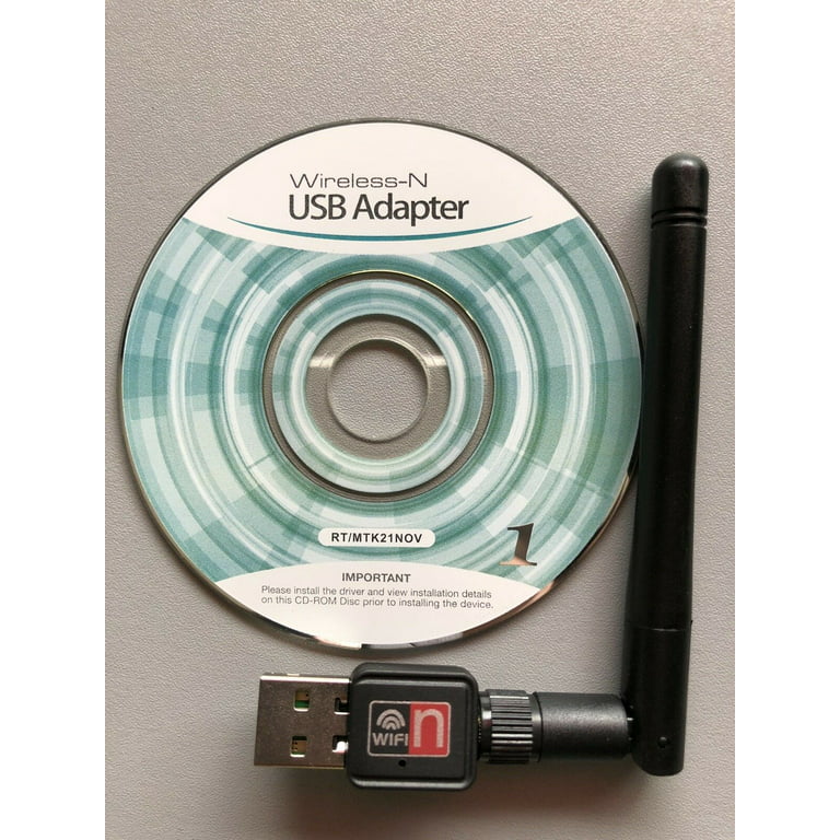  Mini 492.1 ft USB Wifi Wireless Network Card 802.11 N/g/b LAN  adaptador con antena : Electrónica