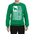 thumbnail image 2 of Pitbull Dad Dog Dag Funny Gift | Mens Dog Lover Crewneck Graphic Sweatshirt, Kelly, Small, 2 of 4
