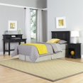 thumbnail image 1 of Home Styles Bedford Tête de Lit Simple Ensemble de Chambre 4 Pcs en Noir, 1 of 2