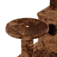 thumbnail image 3 of ZENSTYLE 53" H Cat Tree Scratching Post Condo Tower Pet Kitty Playhouse, Brown, 3 of 7