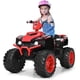 thumbnail image 1 of Cuatriciclo Eléctrico ATV Costway para Niños Rojo con Música y Luces LED, 1 of 8