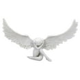 thumbnail image 1 of Estatuilla de Ángel de resina Vintage creativa, estatua de Ángel 3D vívida moderna, manualidades artísticas, accesorio de decoración para el ho, 1 of 9