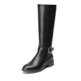 thumbnail image 1 of Bota DREAM PAIRS Altas hasta la Rodilla con Cierre Lateral Talla 10, 1 of 8