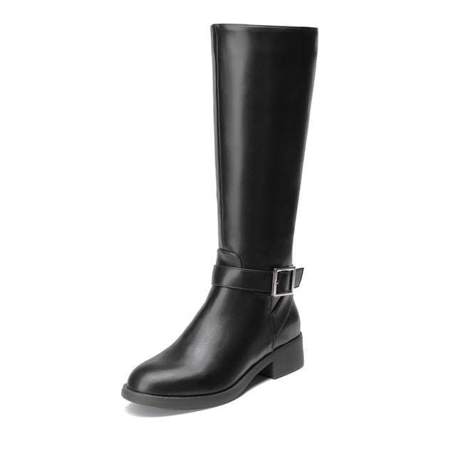 Bota DREAM PAIRS Altas hasta la Rodilla con Cierre Lateral Talla 10
