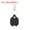 Black, variant on Uxcell Leather Key Sleeve Broken Car Key Loop Replacement with Clasp for Women Pink