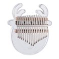 thumbnail image 2 of Portátil lindo Thumb Piano Finger Mbira 17 teclas Instrumento musical Dibujos animados en apariencia de animal con martillo de afinación Educativo - Ciervo Ciervo Transparente Gloria Piano de pulgar Kalimba, 2 of 9