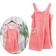 thumbnail image 3 of Toallas de baño portátiles Mujer Baño Baño Toalla Envoltura Suave Desgaste Agua Absorbente Bañera Falda Rosa 1 Magideal Toallas de baño portátiles, 3 of 6