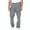 X-502Grey, variant on YMNXA Mens Cargo Pants Drawstring Elastic Waist Solid Color Ankle-Tied Comfortable Casual Trousers With Pockets For Outdoor Daily Wear,Black,L