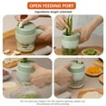 thumbnail image 2 of 4 in 1 Handheld Electric Food Chopper Cordless Vegetable Chopper Set Vegetable Chopper and Meat Grinder with USB Power Supply for Kitchen Cooking - 1 Pack, 2 of 8