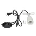 thumbnail image 1 of Reptile Ceramic Heat Lamp Holder E27 400W Rotatable Ceramic Heating Bulb Base with Switch 110‑220V US Plug, 1 of 2