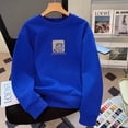 thumbnail image 2 of Sudaderas con capucha de manga larga informales, jerséis de algodón puro con estampado de dibujos animados, sudaderas de cuello redondo a la moda, Otoño e Invierno, 2 of 5