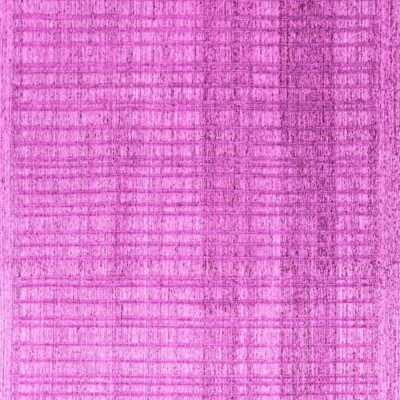 Ahgly Company Indoor Square Solid Pink Modern Area Rugs, 4' Square