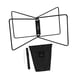 thumbnail image 4 of Soporte plegable para refrigerador, soporte plegable, soporte para cubo de hielo, refrigerador resistente Negro, 4 of 8