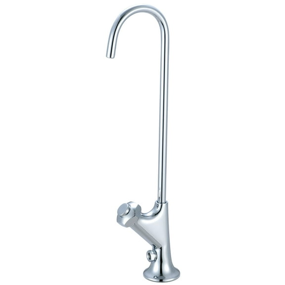 Central Brass 0393 Single Water Gooseneck Glass Filler - Chrome