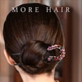 thumbnail image 1 of Hot6sl Épingle à Cheveux en Forme de U Cristal Strass Double Brosse Pince à Cheveux pour Femmes, 1 of 1
