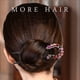 thumbnail image 1 of Horquilla de doble punta con forma de U para el pelo de mujer, con cristales y diamantes de imitación, 1 of 2