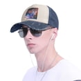 thumbnail image 5 of Nebula Baseball Cap Distressed Adjustable Vintage Cotton Denim Hat for Women Men, 5 of 7