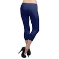 thumbnail image 3 of Vivian's Fashions Capri Leggings - Cotton, Lace Trim (Junior/Junior Plus Sizes), 3 of 4