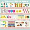 thumbnail image 3 of Joyfy 200 Packs Prefilled Easter Eggs with Assorted Toys,2.3" Easter Egg Bulk for Kids,Easter Eggs Hunt Events,Basket Stuffers Fillers,Classroom Prize Supplies, 3 of 9