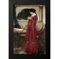 thumbnail image 2 of Waterhouse, John William 11x14 Black Modern Framed Museum Art Print Titled - The Crystal Ball, 2 of 5