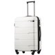 thumbnail image 1 of Espinillo extensible para equipaje Suitcase Coolife, policarbonato y ABS, 71 cm, color blanco, 1 of 7