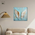 thumbnail image 3 of Weathered Wings I Canvas Wings Wall Art by Art Remedy, Silver Frame, 30" x 30", 3 of 7