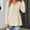 #5-Beige, variant on Azrian Women's Fall Long Sleeve Blouses Clearance,Plus Size Sweatshirt Winter Saving Clearance,Women's Fashion Color V Neck Pleated Long Sleeve Loose T-shirt on Sale