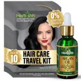 thumbnail image 1 of Herbishh Black Color Shampoo for Gray Hair, Hair Dye Shampoo 3 in 1, 100% Grey Coverage, Instant Permanent Shampoo for Men & Women, Long-lasting & Travel-friendly, Ammonia-free, 30 ml (Pack of 10), 1 of 5