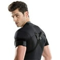 thumbnail image 1 of Support Réglable Double Épaule, Bracelet en Néoprène Protecteur, Manchon Rotatif Support de Compression Équipement de Protection de Sport, 1 of 8