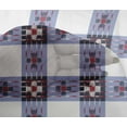 thumbnail image 4 of oneOone Viscose Chiffon Fabric Check Ikat Print Fabric BTY 42 Inch Wide, 4 of 4