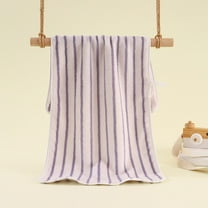 Djunllk Striped Hand Towels Super Soft, Premium Microfiber Hair Towel Highly Absorbent, Washcloths Basic Bathroom Towels for Bathroom Hotels Gym, 29.5" x 13.8"