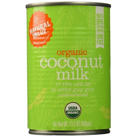 Natural Value Organic Coconut Milk, 13.05 Oz